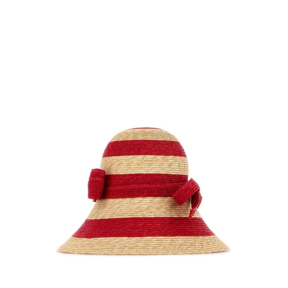 Valentino Garavani Women Embroidered Raffia Bucket Hat